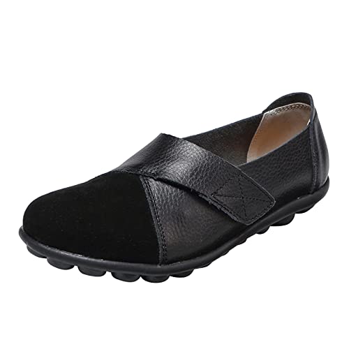 Zapatos de ocio para mujer, de moda, informales, transpirables, de aire libre, para correr, para correr, deportes, fitness, malla, zapatillas de senderismo, Negro , 39 EU