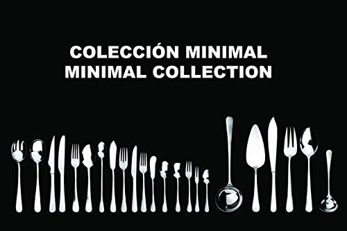 ZCENTER 6 cucharas soperas Acero INOX. Colección Minimal (Cuchara Sopera)