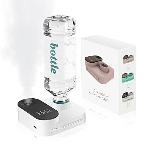 zedela Humidificador de Aire, Humidificadors Silencioso Portátil de 5H de Tiempo de Trabajo, Humidificador para Bebes, Hogar, Coche - Botella Agua Mineral Universal 28mm, Apagado automático