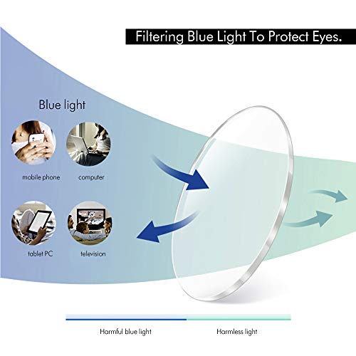 ZENOTTIC Gafas Infantiles de Bloqueo de Luz Azul para Ordenadores Gafas de Juego de Lentes Antirreflejos y Ligeros Protección de Ojos para Niños y Niñas (ROSADO)