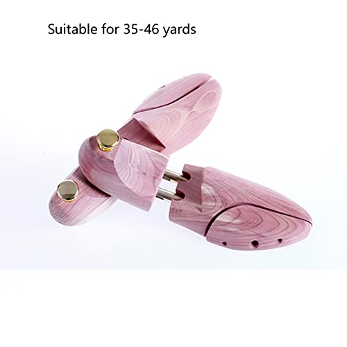 ZHANGQI Camilla De Zapatos, Camilla De Zapatos para Damas, Camilla De Zapatos para Hombres, Material De Madera Maciza, Forma Fija (Color : Pink, Size : 43-44)