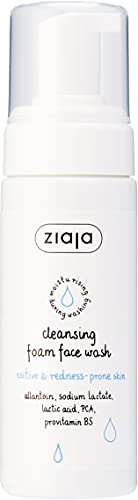 Ziaja Limpiador Facial en Espuma, para Pieles Sensibles y Propensas Al Enrojecimiento 150Ml 150 ml