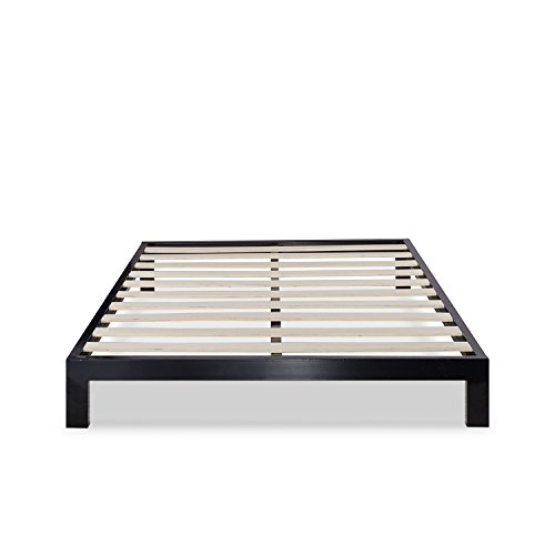 Zinus Cama de plataforma metálica Modern Studio 2000 de 25,4 cm, Base para colchón, Sin necesidad de usar un somier, Sólido soporte de listones de madera, Fácil montaje, 150 x 190 cm