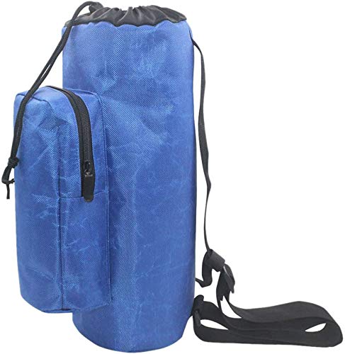 ZJWD Soporte De Mochila De Oxígeno Portador De Tanque De Oxígeno Portátil Bolsa De Cilindros Botella, con Correa De Hombro Ajustable para Uso Médico, Doméstico, Exterior, Viajes,Azul,S