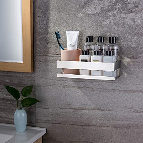 ZUNTO Estanteria Baño Autoadhesivo Estanteria Ducha Acero Inoxidable, Organizador Estanteria para Cocina Y Baño