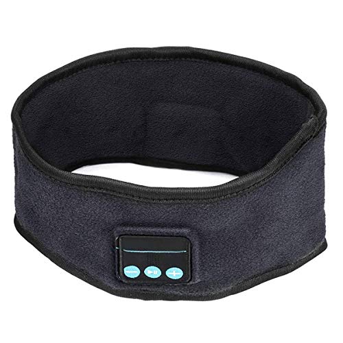 Zwini Bluetooth Headband Música inalámbrica Diadema Deportiva Auriculares para Dormir Altavoces estéreo Auriculares Manos Libres para Hacer Ejercicio, Trotar, Dormir, Correr, Caminar y Yoga