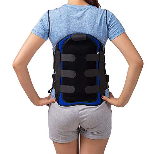 ZWQASP American Style Lumbar Sacro del Apoyo Trasero del corsé espinal lumbosacra Ortesis de Correa de Soporte LSO Brace (Size : M)