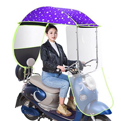 ZYQDRZ Sombrilla De Bicicleta Eléctrica De Propósito General, Sombra De Scooter Y Cubierta De Lluvia De Protección Solar, Visera Solar, Scooter Impermeable E Impermeable,C