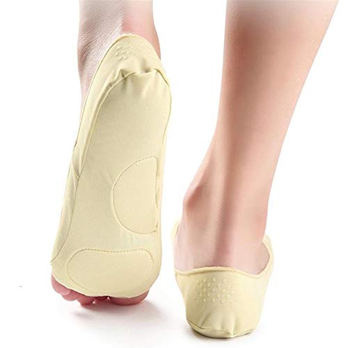 1 par de unisex adulta del pulgar del dedo del pie valgo y superposición del dedo pulgar Correctores corrección ortopédica, con punta-Cinco fascitis plantar invisible punta abierta calcetines que pued