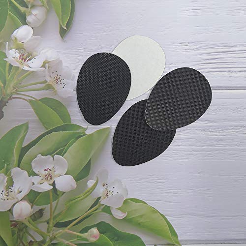 10 Pares Almohadilla Antideslizante de Zapato con Tacón Alto Agarre Autoadhesivo de Zapatos Goma Adhesiva Protectora, para suelas de zapatos(Negro)