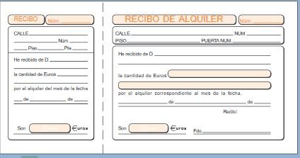 10 Talonarios recibo alquiler Loan