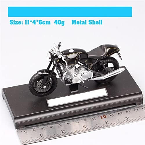 1:18 Pequeño Retro para Norton Commando 961 SE Cafe Racer Motocicleta Deportiva Diecast Modelos De Juguete Vehículos Bicicleta Hobby Regalo Coches Die Cast Motocicleta