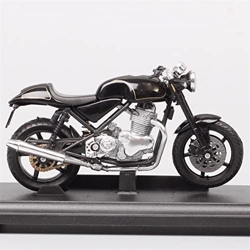 1:18 Pequeño Retro para Norton Commando 961 SE Cafe Racer Motocicleta Deportiva Diecast Modelos De Juguete Vehículos Bicicleta Hobby Regalo Coches Die Cast Motocicleta