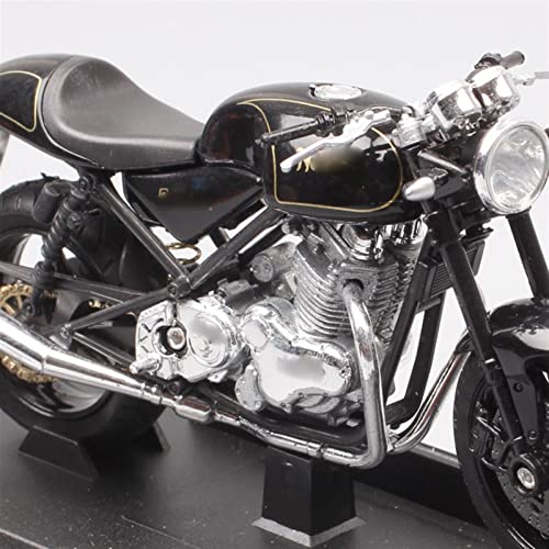 1:18 Pequeño Retro para Norton Commando 961 SE Cafe Racer Motocicleta Deportiva Diecast Modelos De Juguete Vehículos Bicicleta Hobby Regalo Coches Die Cast Motocicleta