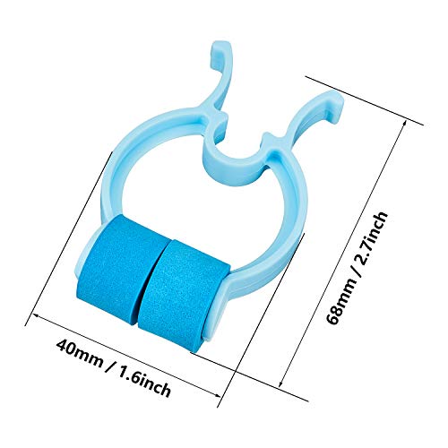 16 Piezas Clip de Tope de Nariz Pinza de Nariz con Espuma de Plástico Clip de Tapón Nasal para Condición Accidental o de Emergencia