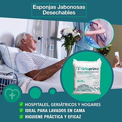 1800 Esponjas Jabonosas Desechables bebes, niños y adultos - Caja 1800 Unidades - Esponja Bebe Piel Sensible - Jabón ph neutro - 24 Esponjas x 75 Paquetes - Annote