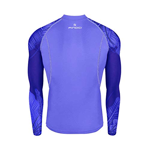 1Bests Hombres Apretado Ropa Deportiva Gimnasio Entrenamiento Correr Camo Exclusivo Deportes Trajes De Entrenamiento, Empalme Púrpura Oscuro, Large