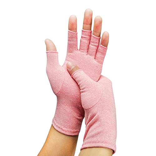 2 Pares de Guantes de Invierno para la Artritis, Guantes de Pantalla táctil, Guantes de compresión para Terapia antiartritis y Alivio del Dolor en Las articulaciones, cálido -a2-L