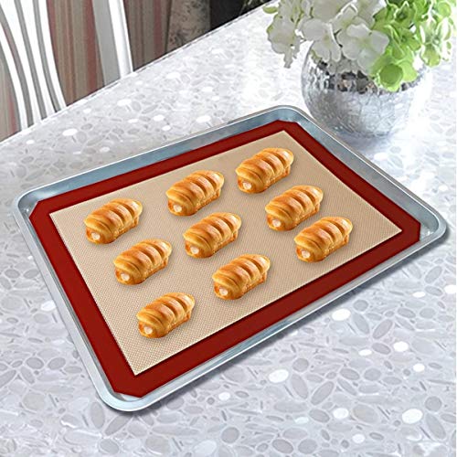 [2 piezas] Silicona para hornear Mats(40x30cm),GYOYO Lámina de horno,Tapetes para hornear Láminas de Horno