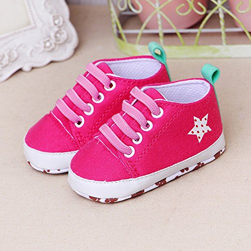 20 zapatos de lona para niños pequeños, zapatos de deporte para bebé, zapatos de lona antideslizantes, zapatos de tabla con cordones, suelo suave, zapatos de bebé, zapatos de ocio, Rosa., 13