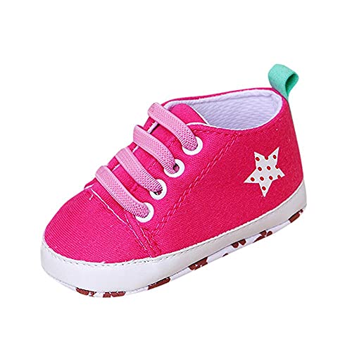 20 zapatos de lona para niños pequeños, zapatos de deporte para bebé, zapatos de lona antideslizantes, zapatos de tabla con cordones, suelo suave, zapatos de bebé, zapatos de ocio, Rosa., 13