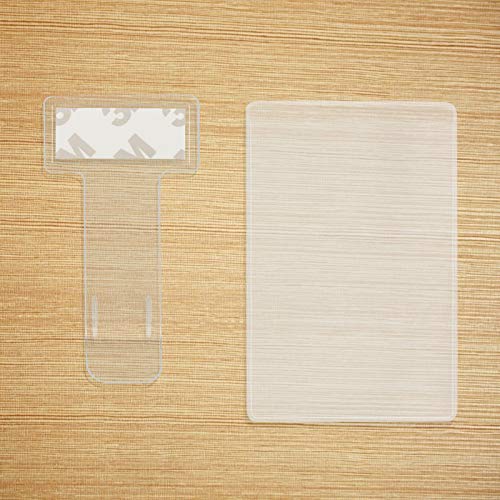 20PCS CHIFOOM Parabrisas Clip para Tarjeta de Aparcamiento, Permiso de Estacionamiento y 10pcs Fundas para Tarjetas Identificación Para Coches Caravanas de Reparto de Casas Móviles