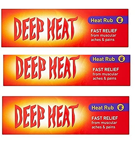 3 X Deep Heat Calor Frotar 100g (300g TOTAL)