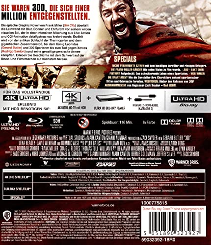 300 (+ Blu-ray 2D) [Alemania] [Blu-ray]