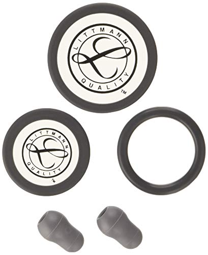 3M Littmann Classic III y Cardiology IV 40017, Kit de piezas de repuesto para fonendoscopios, color Gris