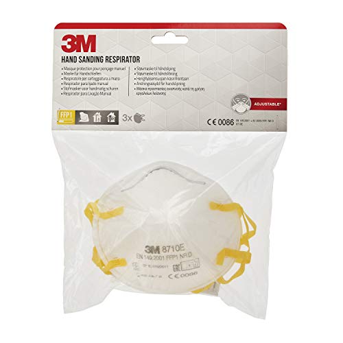 3M xA004838000 Respirador Antipartículas con Forma de Copa, Certificado de seguridad EN