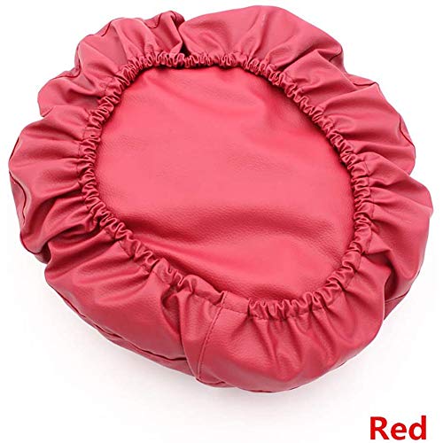 4 Piezas/Juego Funda Protectora Impermeable elástica PU Cuero - Juego Silla Dental - Funda de sillón Dental - Dental Cubierta del Asiento la Silla Reposacabezas Respaldo Protector Equipo Dentista,Rojo