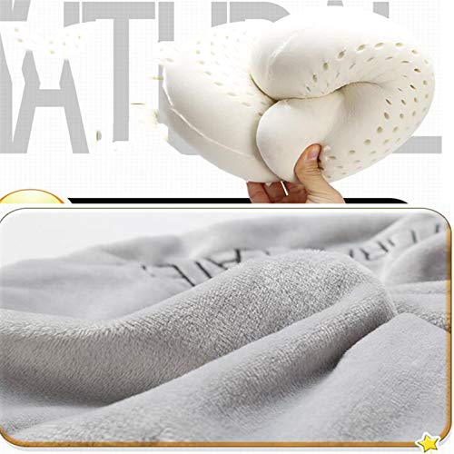 47-B Látex En Forma De U, Almohada Almohada, Almohada, Almohada De Viaje, Almohada De Autos, Siesta, Dibujos Animados Lindo U-lacto Almohada Látex, (Color : B)