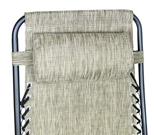 485323 Silla Tumbona Grigio EVERTOP GRAVITà Zero reclinable