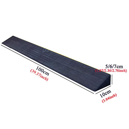 5/6/7 CM Elevación Pasos Interiores Rampas de Plástico Respetuoso Con El Medio Ambiente para Silla de Ruedas Rampa Para Umbral de Puerta para Coche, Bicicleta, Garaje, Almacén, Carro de Corte (no In