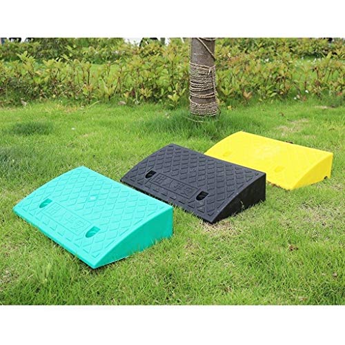 7-13CM Pad portátil Pendiente, encintado de plástico de Color rampas for minusválidos en Silla de Ruedas Antideslizante Paso Rampas Rampas Escaleras al Aire Libre