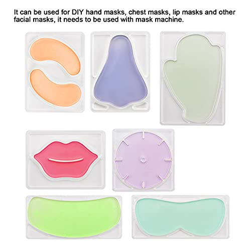 7 tipos de moldes para mascarillas faciales, reutilizables para mascarillas, moldes para parches, máquina para hacer mascarillas faciales, herramienta de accesorios para hacer mascarillas faciales, ad