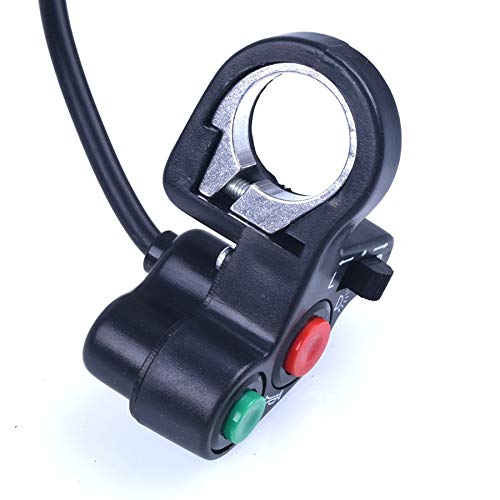 7/8 de Pulgada de la Motocicleta Vespa Suciedad ATV Quad Interruptor de Las señales de Vuelta de Cuerno de Encendido/Apagado Cuerno Luz del Manillar de la Bici de la Motocicleta Vespa