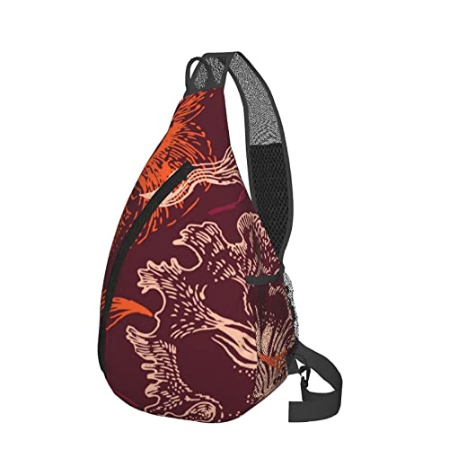 945 Mochilas Bandolera Orquídea Floral Crossbody Bag Ligero Bandoleras Cruzada Para Ciclismo Hombre Trabajo 25X39Cm