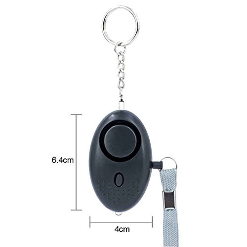 Abree 2PCS Alarma Personal,140dB Llavero Alarma Seguridad Autodefensa con Función de Lluminación,Alto Decibeles Dispositivo de Alarma para Mujeres,Niños,Ancianos,Turno Nocturno,Montañismo,Ciclismo