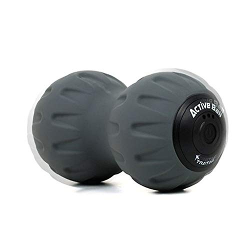 ACC Bola de Masaje Muscular eléctrica, Tres Modos de vibración de Carga USB, Yoga para aliviar el Ejercicio de Fatiga Muscular, Cross Fitness, Dolor de Espalda Baja, etc, fácil de Transportar,Black