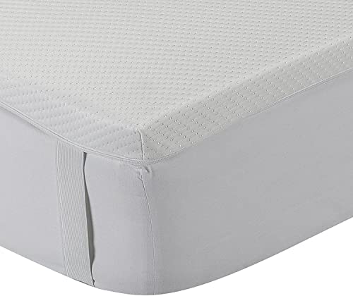 Acomoda Textil - Topper Cubre Colchón 100% Viscoelástico. Topper Sobrecolchón para Cama 4 cm Viscoelástica. Tejido Hipoalergénico Aloe Vera, Transpirable, Desenfundable y Lavable. (90x190 cm)