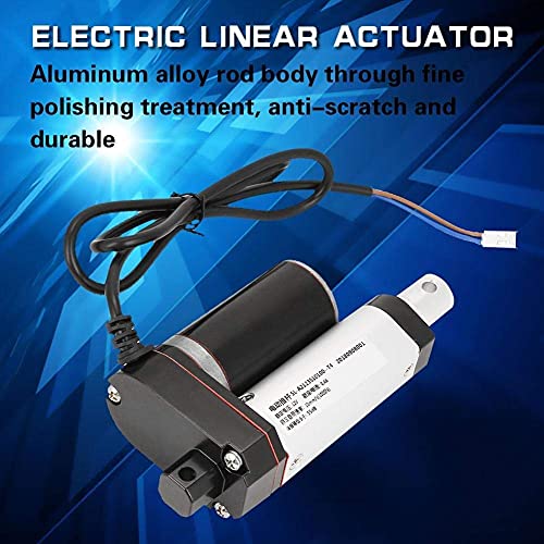 Actuador lineal-Carrera de 35 mm Heavy Duty 1000N Actuador lineal Motor de elevación eléctrica DC 12V