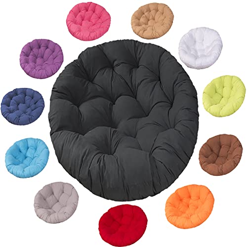 ACUY Cojin en papasan Sillon Ø40cm Redondo Grande en Silla Colgante Jardin Relleno de algodón para muñecas Ideal para la Decoración de Cocina y Sala