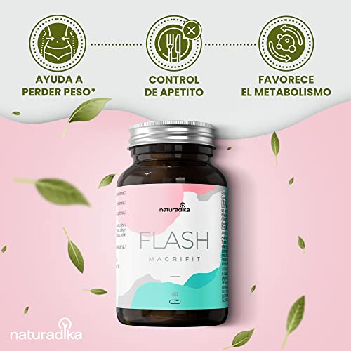 Adelgazar Rapido y Efectivo Mujer MAGRIFIT FLASH | Pastillas para Adelgazar Muy Rapido con dieta y deporte | efecto Quema Grasas Adelgazante Mujer | Pastillas para Adelgazar Efectivas | Quemagrasas