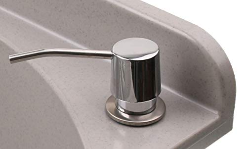 ADGO Fregadero de Cocina para el Hogar con Lavabo de Cámara Profunda con Batería, Grifo y Contenedor Dispensador de Jabón, para Jardín, Hogar, Garaje, Sótano, Baño y Taller, Fábrica, Industrial, Gris