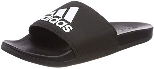 Adidas Adilette Comfort Zapatos de playa y piscina Hombre, Negro (Cblack/Cblack/Ftwwht Cg3425), 46 EU