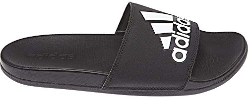 Adidas Adilette Comfort Zapatos de playa y piscina Hombre, Negro (Cblack/Cblack/Ftwwht Cg3425), 46 EU