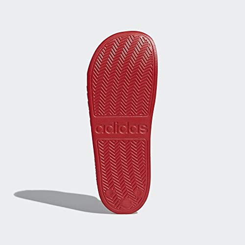 adidas Adilette Shower Stripes, Chanclas Hombre, Rojo (Escarl/Ftwbla/Escarl 000), 40.5 EU