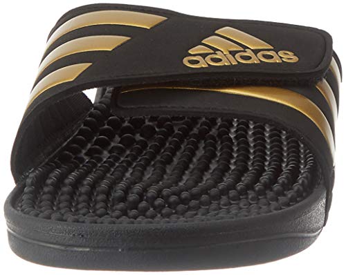 Adidas Adissage Zapatos de playa y piscina Unisex adulto, Negro (Negro 000), 46 EU (11 UK)