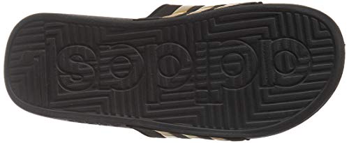 Adidas Adissage Zapatos de playa y piscina Unisex adulto, Negro (Negro 000), 46 EU (11 UK)